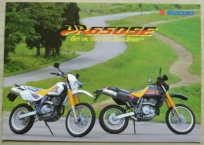 SUZUKI DR650SE MOTORCYCLE Sales Brochure Aug 1995 #99999-A1104-ITI - Image 1 of 4
