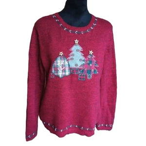 Christopher & Banks Women's Size Medium Christmas Sweater- Vintage - Picture 1 of 8