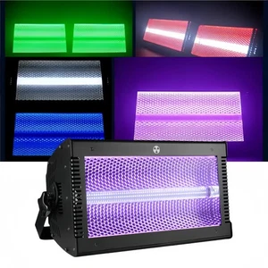 DJ Atomic 3000W RGB Led Strobe Light DMX led Flash Wash Stroboscope disco Light - Picture 1 of 8