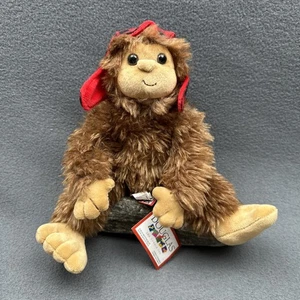 Douglas Holiday Sasquatch Plush Stuffed Animal Bomber Hat Bigfoot Yeti W/Tags - Picture 1 of 10
