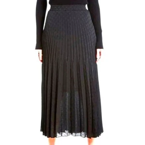 MAX STUDIO BLACK PLEATED MIDI SKIRT WOMEN’S SIZE 3X NWT $98 - Picture 1 of 6