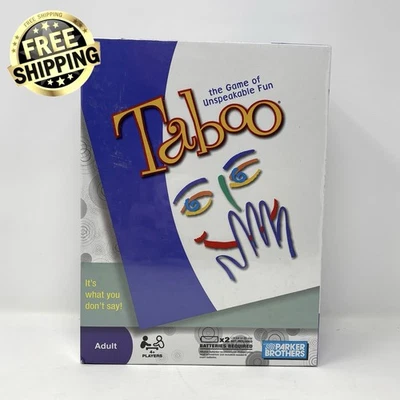 TABOO Adult Board Game of Unspeakable Fun 2009 Edition New & Factory Sealed - Image 1 of 4