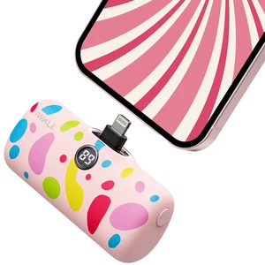 Mini 4800mAh Power Bank - Fast Charge for iPhone, Compact, Colorful, PD 20W - Picture 1 of 7