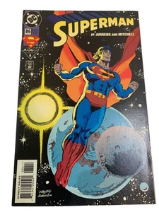 Superman #86 DC Comics 1994 Jurgens Mitchell cubierta cósmica en estado bastante bueno/casi nuevo héroe de acción - Imagen 1 de 3