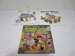 Lot of 3 Sealed 60's Children's Vinyl Records - Peter & Wolf / Snow White... - Imagen 1 de 4
