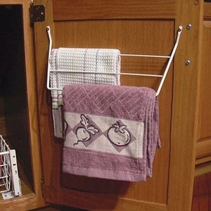 Rev-A-Shelf White 3-rack Dish Towel Holder White - Picture 1 of 3
