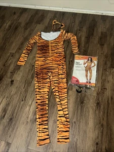 Spirit Tiger Adult Medium Catsuit Costume SZ Small / Sz 4-6 - Picture 1 of 12