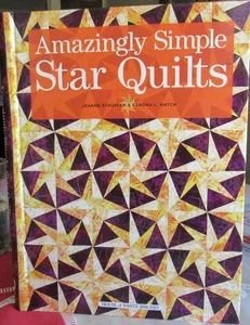 Amazingly Simple Star Quilts by Sandra Hatch 37 QUILT PATTERNS HB Spiral Book - Picture 1 of 8