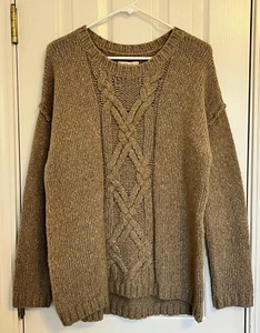 NUEVO G.H. Suéter Bass & Co Mujer Avena Brezo Bronceado Mezcla Lana Talla M Nuevo con Etiquetas - Imagen 1 de 8