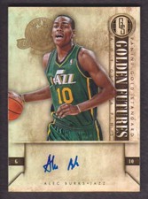 2011-12 Panini Gold Standard Draft Pick Redemption Auto #AB Alec Burks
