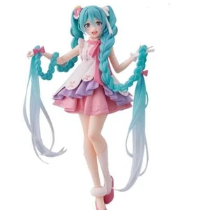 20cm Rosa Cereza Hatsune Miku Figura Anime Niña Estatuilla Modelo Decoración Muñecas - Imagen 1 de 6