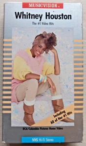 Whitney Houston The #1 Video Hits VHS Tape 1986 Hi-Fi Stereo Video Music Vision - Picture 1 of 8