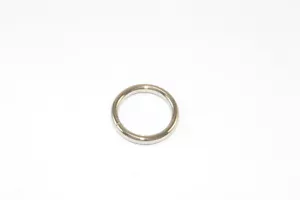 Nuovo 10 X Asta per Tenda Anelli Nickel Spazzolato Np Acciaio Id 16mm - Od 18mm - Foto 1 di 1