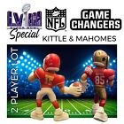 Patrick Mahomes Kc Chiefs George Kittle Sf 49Ers Game Changers Figures Sb Lviii