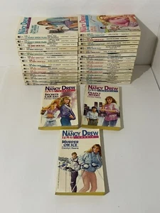 Nancy Drew Files Paperback Books Lot of 32 Vintage 1980s 1990s Carolyn Keene - Picture 1 of 11