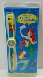 VINTAGE ZEON QUARTZ DIGITAL WATCH DISNEY'S THE LITTLE MERMAID BRAND NEW b - Picture 1 of 5