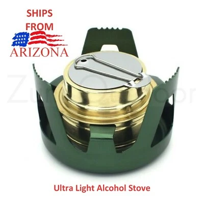 Mini queimador portátil de fogão a álcool ao ar livre para mochila caminhadas ENVIOS ARIZONA  - Imagem 1 de 4