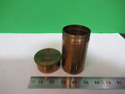 ANTIQUE BRASS J.W. QUEEN CANISTER OBJECTIVE MICROSCOPE PART AS PICTURED P2-B-72