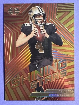 2023 Panini Illusions Shining Stars Red /75 Derek Carr #6 New Orleans Saints - Image 1 of 2