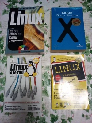 LIBRI INFORMATICA  - SISTEMA OPERATIVO LINUX - 4 LIBRI - BUONE CONDIZIONI - Immagine 1 di 4