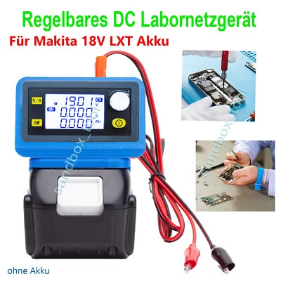 DEACKIMEI Für Makita 18V Akku DC Labor Power Supply einstellbare Spannung Gerät Regelbar
