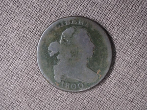 1800 Draped Bust Large cent 1c cc1 - Picture 1 of 2