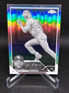 2023 Topps Chrome RANDY AROZARENA Negative Refractor TAMPA BAY RAYS # 59 MLB - Picture 1 of 2
