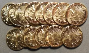 Investors Lot: 14 America Freedom U.S. Bicentennial Medals, Miss Liberty & India - Picture 1 of 2
