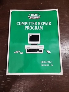 computer repair program skillpak 1 lessons 1-6 Foley,Belson book - Picture 1 of 11