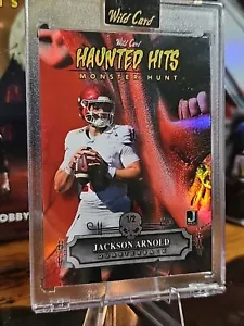 2024 Wild Card Haunted Hit Monster Hunt Jackson Arnold Lámina Roja Frankenstein 1/2 - Imagen 1 de 5