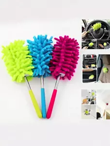 1pc Extendable Microfiber Duster For Effortless Cleaning Of Car - NEW - Picture 1 of 4