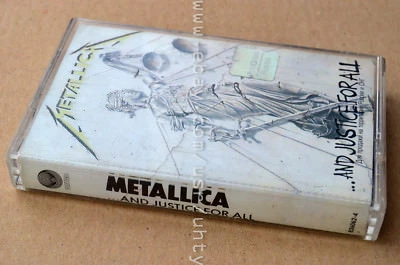 METALLICA AND JUSTICE RARE UKR ORIGINAL TAPE CASSETTE AMERICAN HEAVY METAL - Image 1 of 2