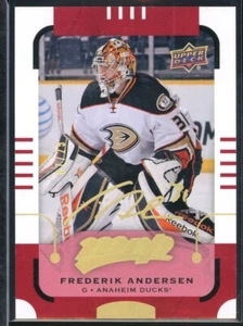 2015-16 Upper Deck MVP Super Script #16 Frederik Andersen 07/25 - Picture 1 of 2