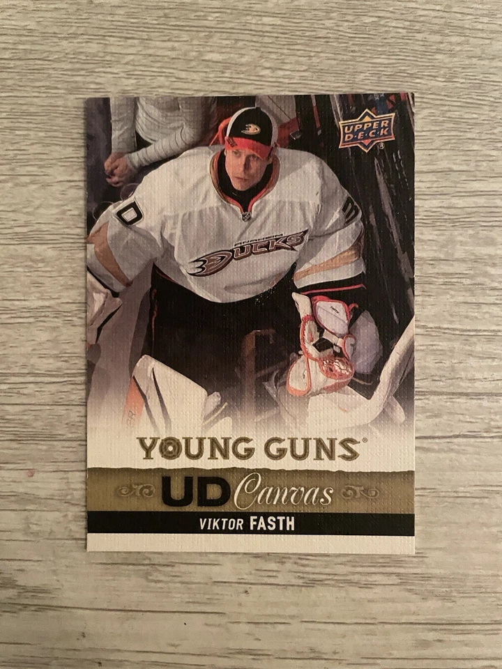 2013-14 Upper Deck - UD Canvas Young Guns #C117 Viktor Fasth (RC) - Image 1 of 2