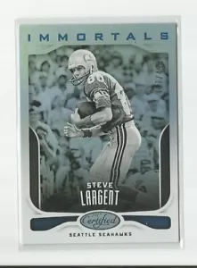 Espejo Panini Immortals 2017 certificado plata Steve Largent #d 417/499 Seahawks - Imagen 1 de 1