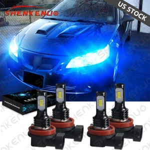 For Pontiac G6 2005 2006 2007-2010 - 4x 8000K Blue LED Headlight Bulb Hi/Lo Beam - Bild 1 von 12