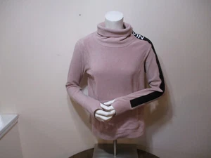 Women's Calvin Klein Performance Pink Logo Tape Sweatshirt Size Extra Small (XS) - Picture 1 of 10