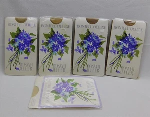 Bonwit Teller Bontell Deluxe 5 Paar Nylon Spandex Control Top Strumpfhosen Neu aus altem Lagerbestand - Bild 1 von 13