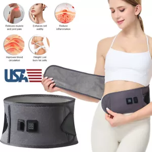 Heated Back Brace for Lower Back Pain Relief, Heating Lumbar Support Belt - Picture 1 of 13
