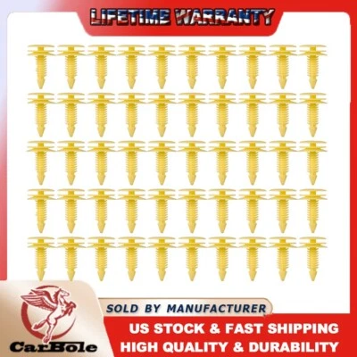 50Pcs Car Door Trim Panel Clip Retainer For GM Chevy Chevrolet Express 1500 US - Image 1 of 4