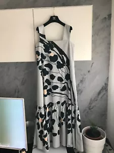 HUMANAE PROJECT KLEID GR 42 italienisch BUNT GEBLÜMT AUS BAUMWOLLE - Bild 1 von 10