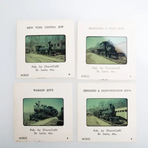 Menge 4 Lok-Dias Charmcraft Plastichrome C&N Wabash B&O NY Central - Bild 1 von 3