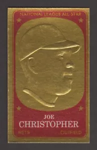 1965 TOPPS BASEBALL EMBOSSED # 52 JOE CHRISTOPHER INV M597 - Picture 1 of 2