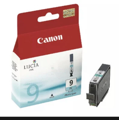 Genuine Canon PGI-9PC Photo Cyan Inkjet Cartridge 1038B001 - Image 1 of 4
