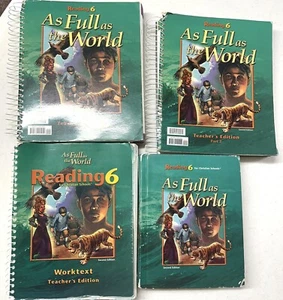 BJU READING 6 As Full As The World Student/Teacher Edition Teacher Worktext - Picture 1 of 18