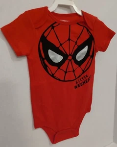 Marvel's Spider-Man 24 Months Red Bodysuit Little Web Head - Picture 1 of 4