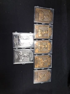 (7) 1997 Pinnacle X-Press Metal Works bronce plata Piazza Clemens Lofton Nomar - Imagen 1 de 9