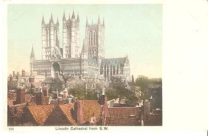 CE0066 uk england lincoln lincolnshire blessed virgin mary of lincoln cathedral - Picture 1 of 2