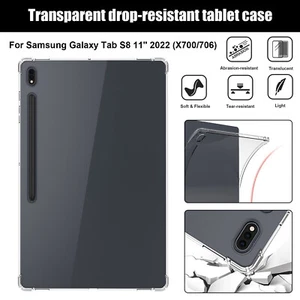 Für Samsung Galaxy Tab S8 11'' S8 Plus 12.4''Tablet TPU Tasche Case Cover Hülle - Photo 1/16