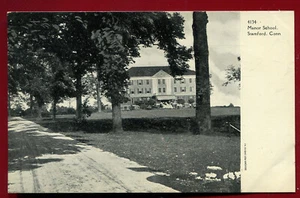 Manor School Stamford Connecticut Postcard - Picture 1 of 2